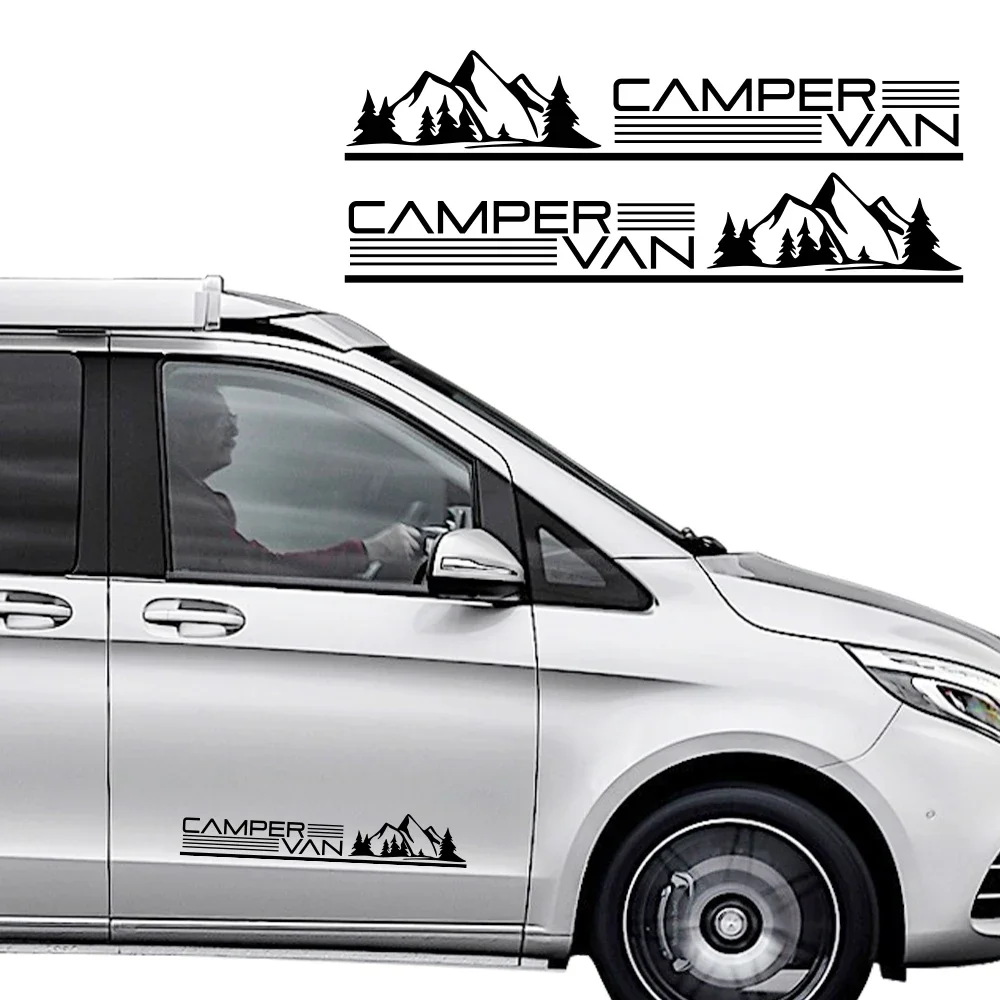 Наклейки На Боковые Полосы Автомобиля Для Volkswagen Transporter Touran Caddy Ford Transit Fiat Ducato Renault