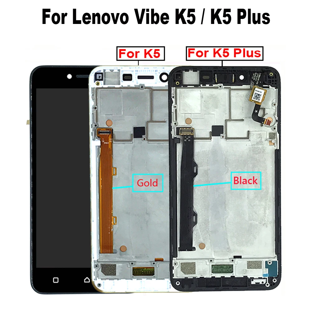 ЖК-дисплей и сенсорный датчик в сборе для Lenovo Vibe K5 A6020A40 A6020a41 экран Plus A6020A46 A6020l36