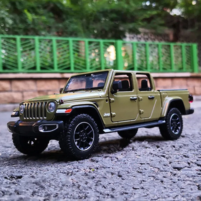 

1:24 Jeeps Wrangler Rubicon Gladiator Pickup Alloy Car Model Diecasts Metal Toy Off-road Vehicles Car Model Simulation Kids Gift