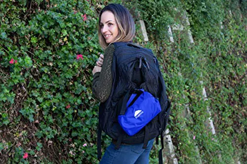 Ultra Compact Airplane Travel Blanket 2 Pack – Royal Blue
