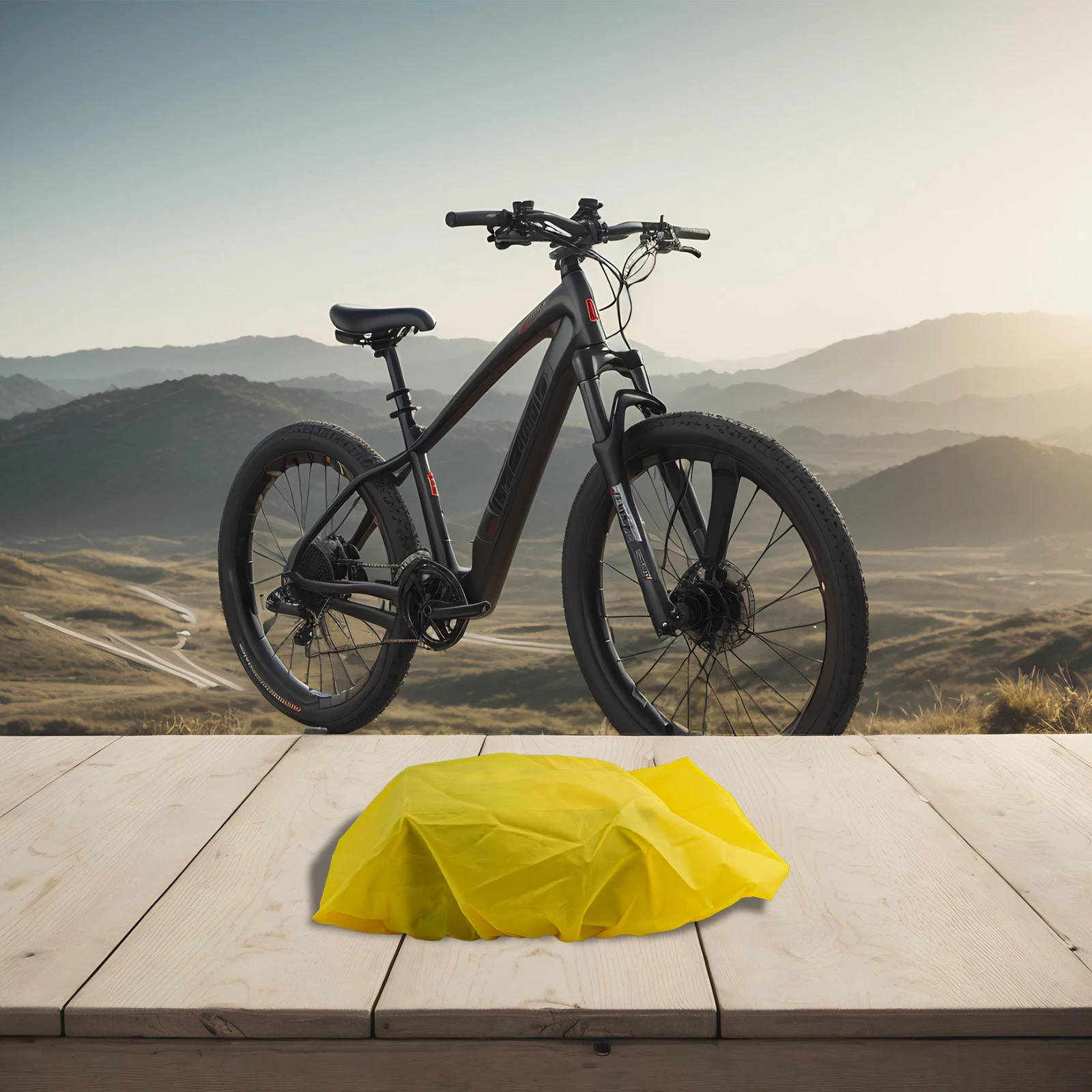 Сумка на заднее сиденье горного велосипеда дождевик 38x19x22 см резиновые