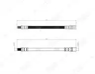 

Store code:-brake hose rear left right HIACE III-95