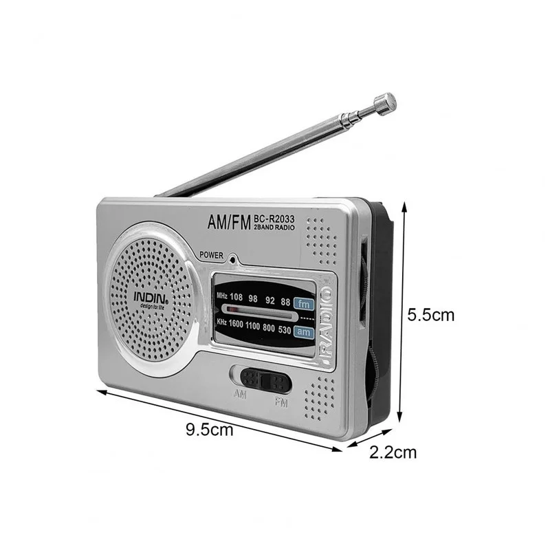 R2033 карманный размер низкое энергопотребление Built-in динамик Полнодиапазонный