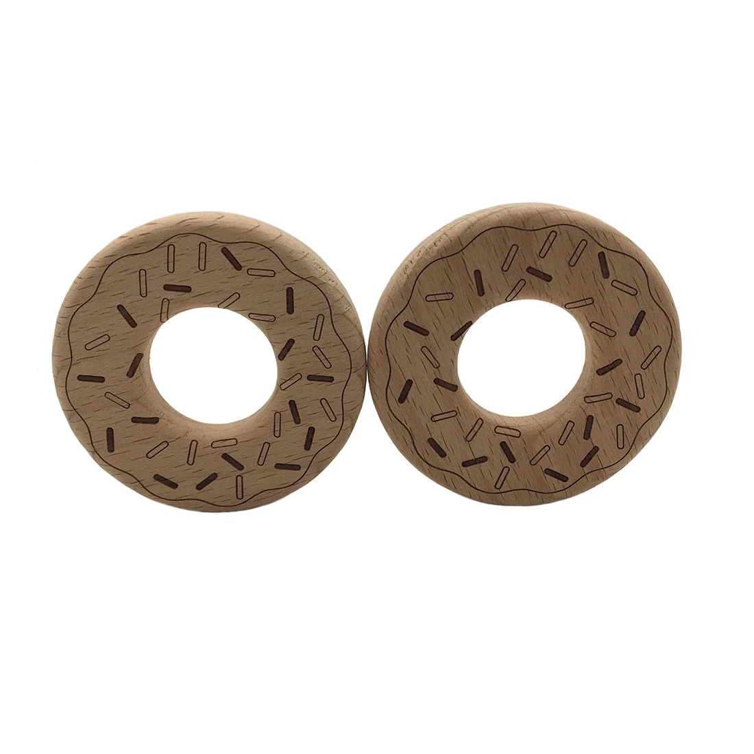 ABCPICK деревянные Буковые пончики DIY цепочка для пустышки аксессуары подвесок