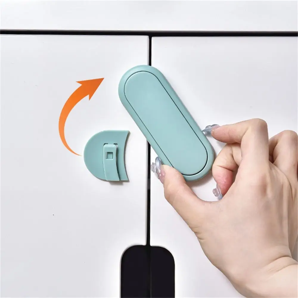 Children's Cabinet Locks Drawer Straps Safety Door Protection Baby Anti Pinch Hand Lock Opposite Door Wardrobe Lock