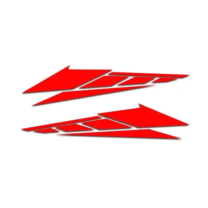 

1 пара наклеек на хвостовую коробку мотоцикла, декоративная наклейка для мотоцикла, светоотражающие водонепроницаемые наклейки против царапин, украшение для мотоцикла