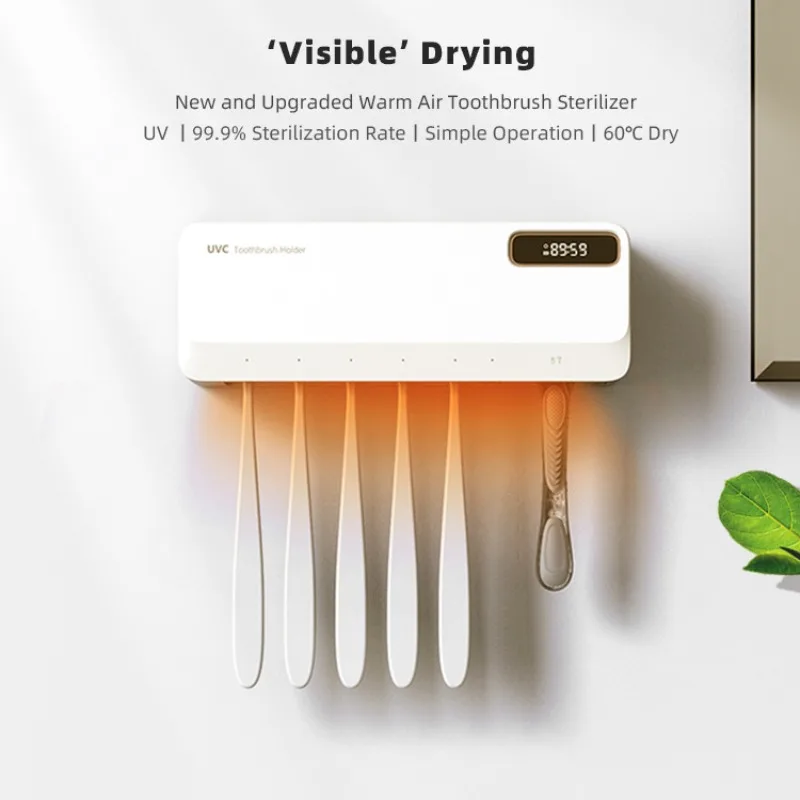 Новинка 2024 умная зубная щетка настенная электрическая с держателем стерилизатор