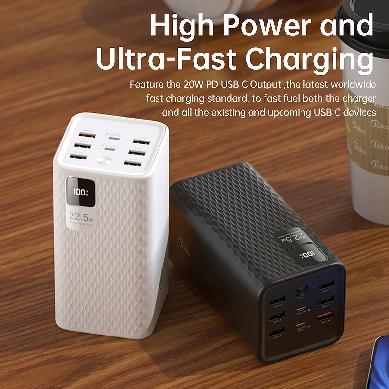 Фото 50000 мАч Power Bank PD 20 Вт Быстрая зарядка 22,5 Вт QC Powerbank Поддержка FCP AFC VOOC 22,5 Портативный PoverBank для Oppo Oneplus №5