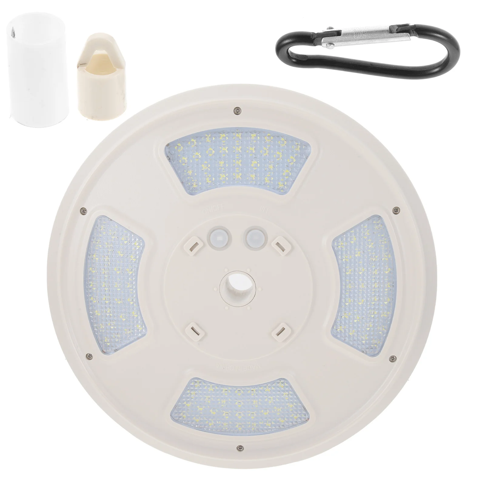 

Solar Powered Lights Outdoor Lamp Holder Practical Flag Pole Waterproof LED White Abs Plastic