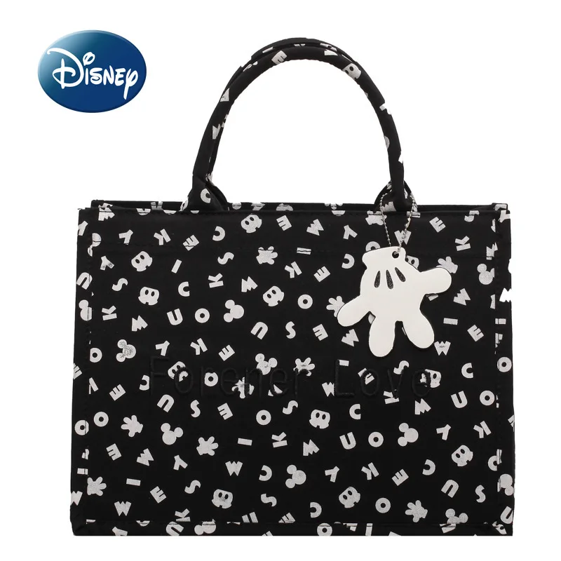 Disney Mickey's New Women's Handbag Cartoon Cute Women's Shoulder Bag Large Capacity Luxury Brand Fashion Travel Storage Bag