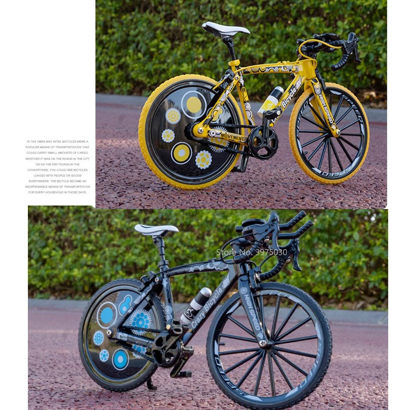 Коллекция 1/8 года литые игрушечные велосипедные модели из сплава колеса подвеска