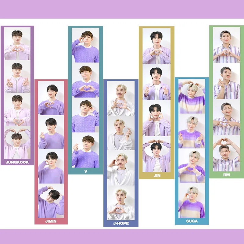 7 шт./компл. Kpop оптовая продажа Bangtan Boys Фотокарточка новая открытка альбом ЛОМО