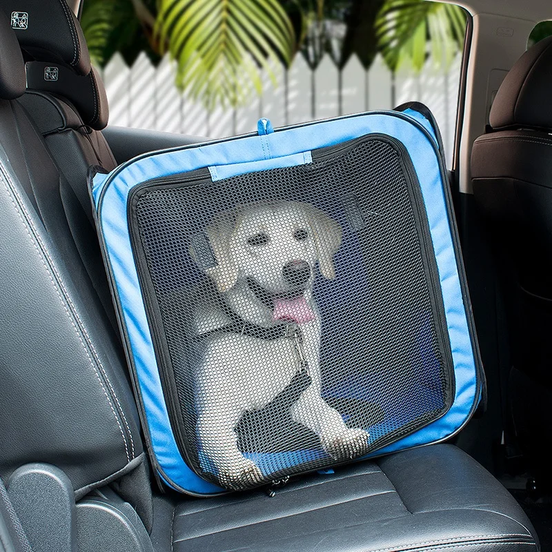 

Custom Portable Breathable Mesh Oxford Soft-Sided S Size Fashion Pet Carrier Dog Backpack Pet Car Seat Carrier