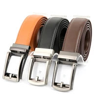 fake pin buckle belts for men high quality split leather belt male casual bussiness auto click belts 2022 fashion