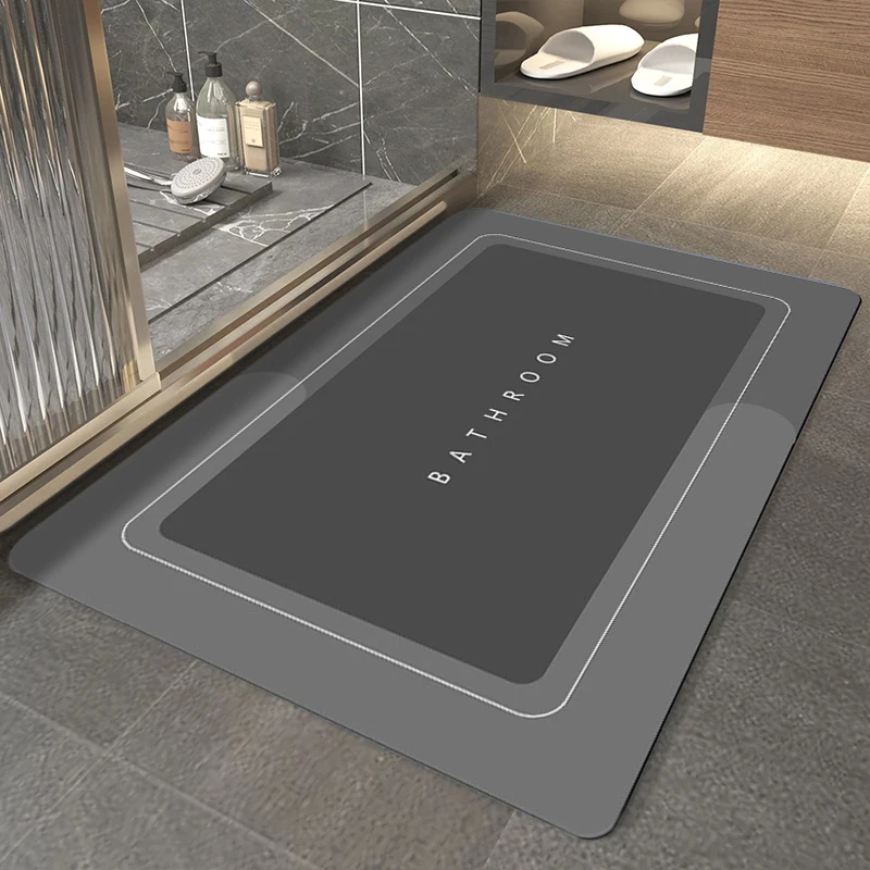

Super Absorbent Bath Mat Entrance Doormat Napa Skin Bath Tub Side Area Rug Bathroom Mat Non-slip Floor Mats Oilproof Kitchen Mat