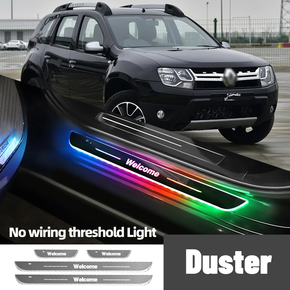 Для Renault Duster 2013-2020 2019 2020 2021 автомобильный порог индивидуальный логотип