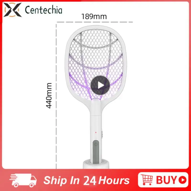 

2/3/5PCS Portable Fly Swatter Trap 3000v Electric Mosquito Swatter Usb Rechargeable Handheld Bug Zappers Mosquito Swatter 2 In 1