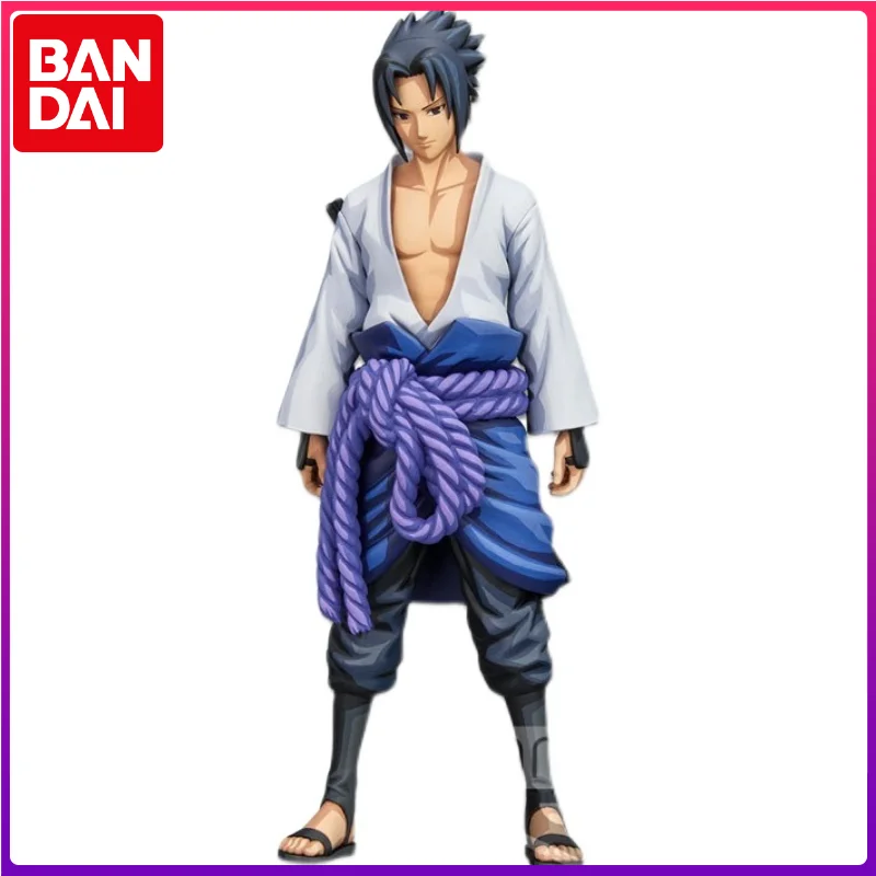 

Bandai Original NARUTO Anime Figure Grandista Uchiha Sasuke Comic Color Action Figure Toys for Kids Gift Collectible Model Dolls