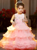 lace dress girl piano violin festival performance flower girl dress lovely birthday party party new princess dress