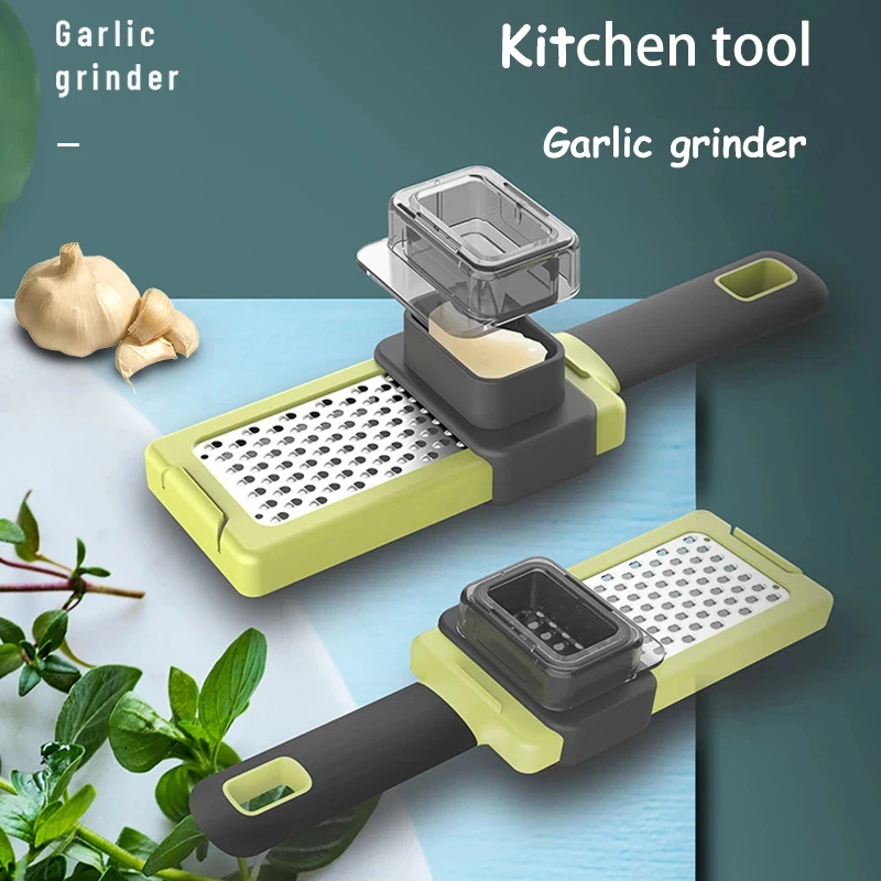 

2021 New Home Ginger Grinding Grater Cutting Garlic Grinder Vegetable Chopper Planer Slicer Multi Function Kitchen Accessories
