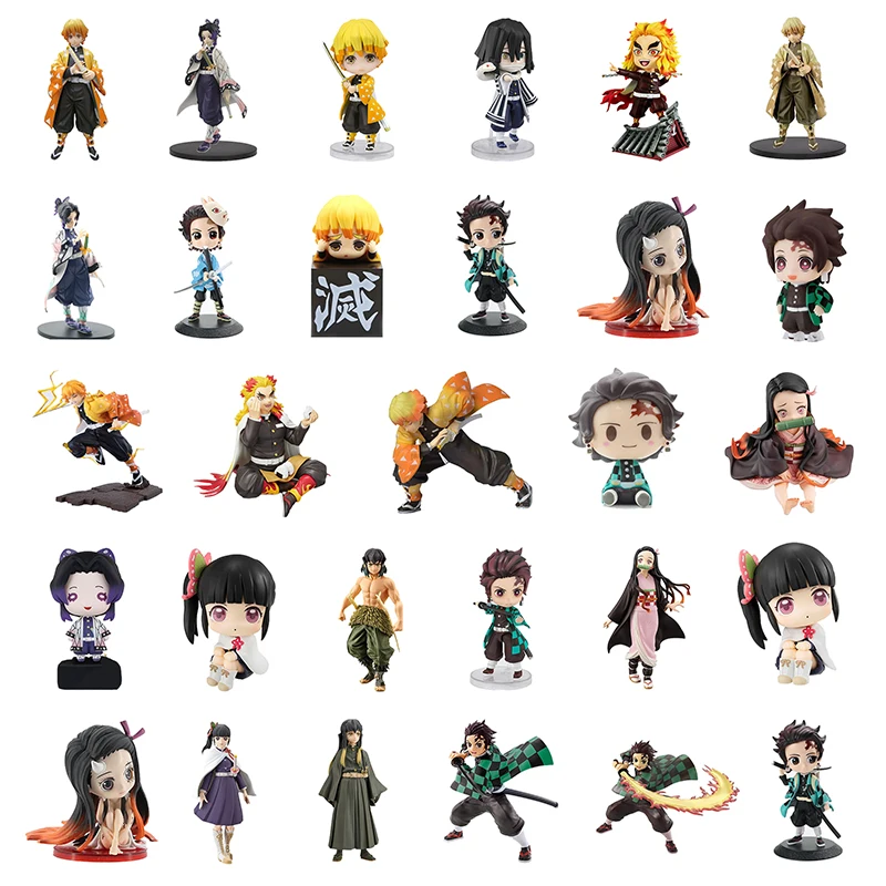 

Animation Periphery Epoxy Resin Demon Slayer Printing Charms Acrylic DIY Flat Bottom Jewelry Makings Accessories Supply FSD699