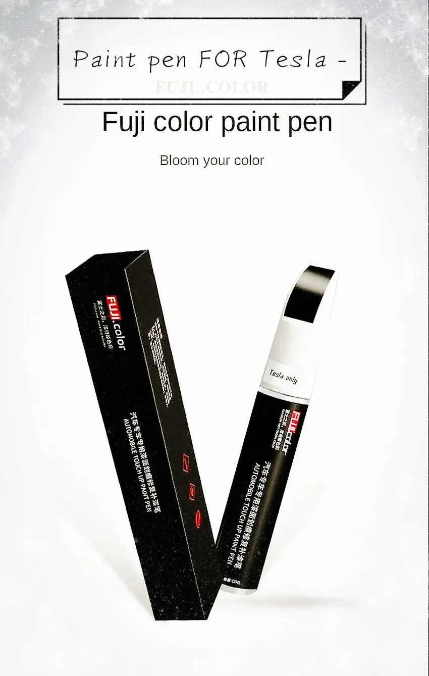 

For Tesla Model 3 Paint Touching Pen Black Pearl White Model Y Accessories Car Paint Wheel Repair Artifact