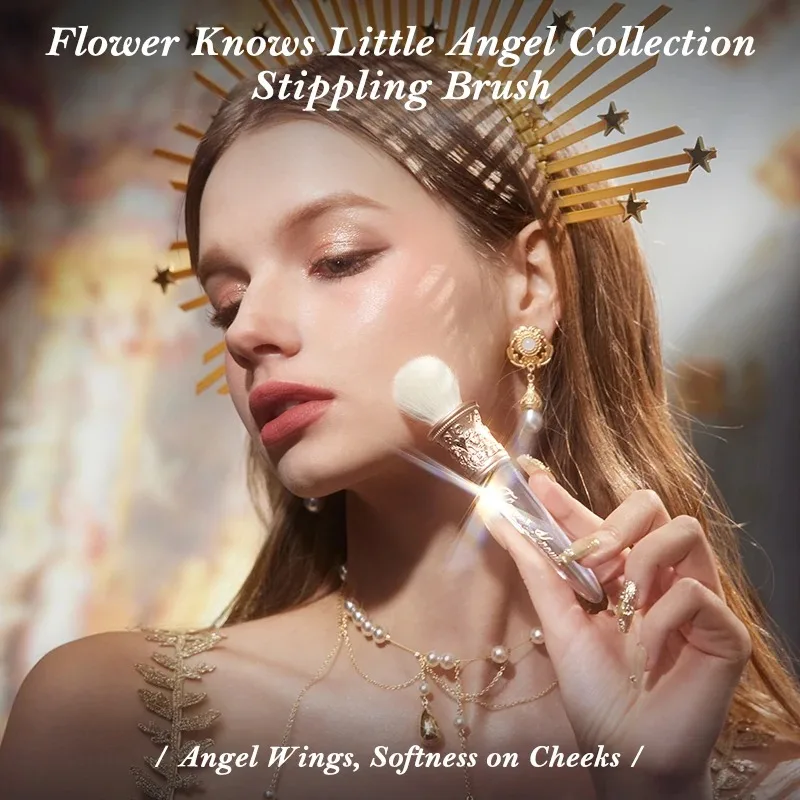 Кисть для мелирования Flower Knows Little Angel румян Пудра Шерстяной хайлайтер макияжа