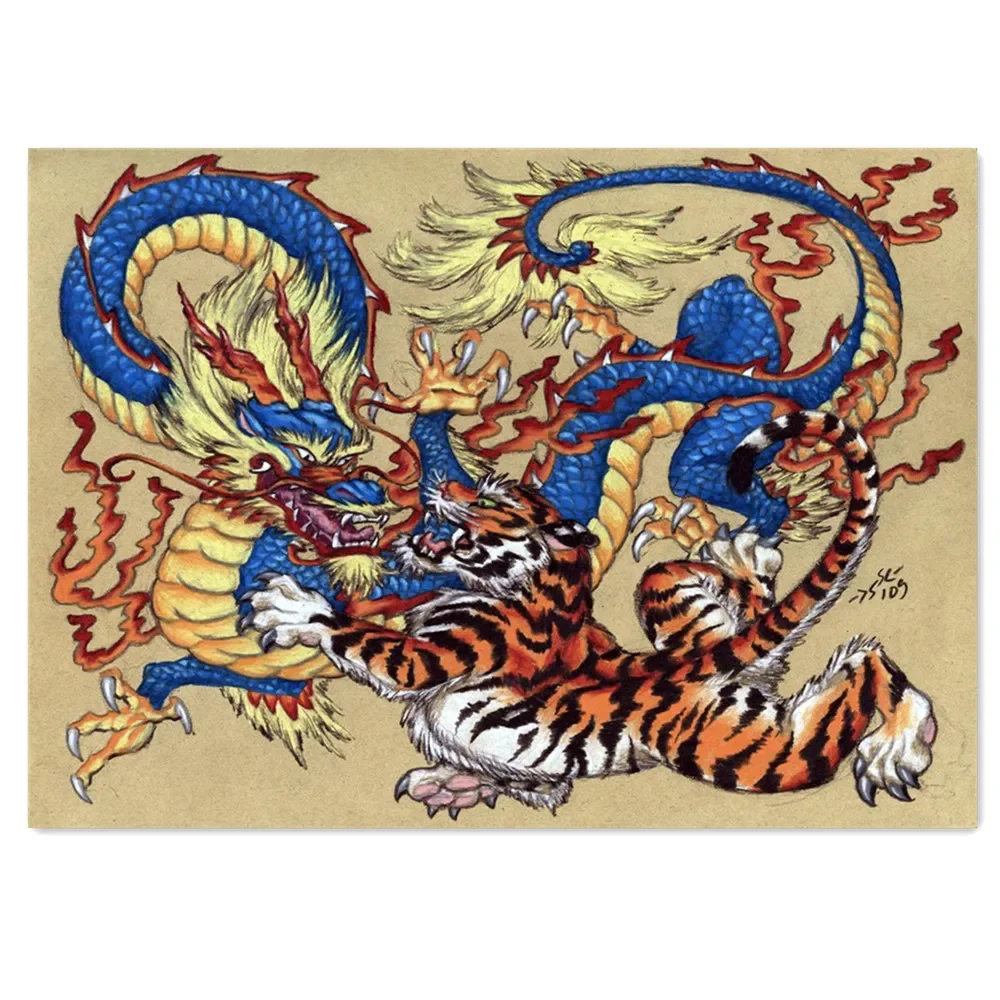 Ретро постеры и принты из крафт-бумаги настенная наклейка домашний декор