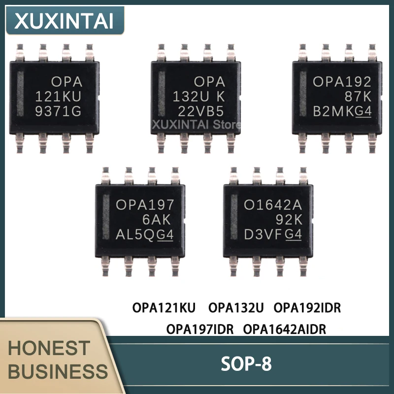 

10Pcs/Lot OPA121KU OPA132U OPA192IDR OPA197IDR OPA1642AIDR OPA SOP-8