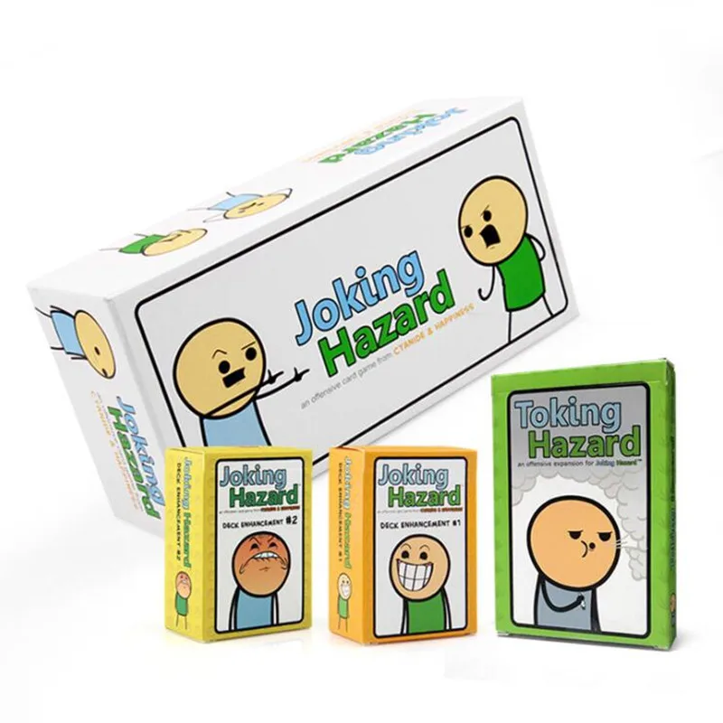 

Spot North America Hot-selling Board Game Card Joking Hazard Tabletop Card Game Children Adult Camping Party Game Toy