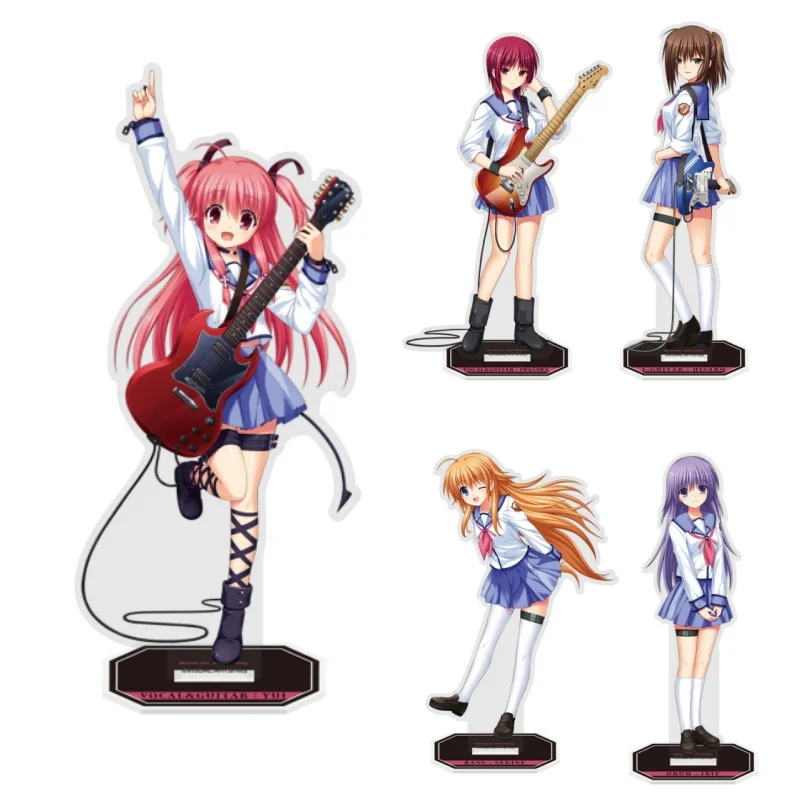 Фото Фэнтези-битва в стиле аниме: Angel Beats! Настольная акриловая фигурка-стенд 15 см в стиле школьной формы, подарок для друзей и фанатов на фестиваль №1