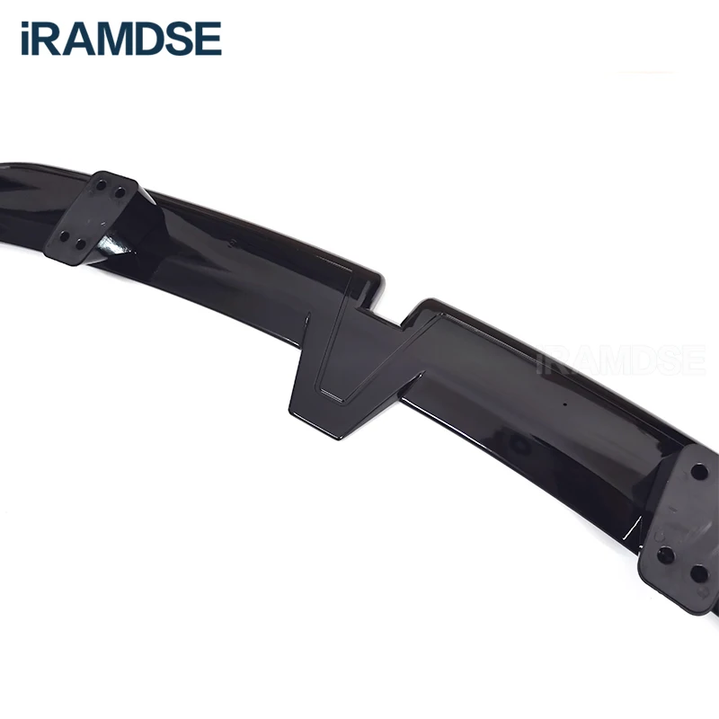 Глянцевый черный спойлер для SKODA Октавия Рапид Тип заднего крыла W ABS