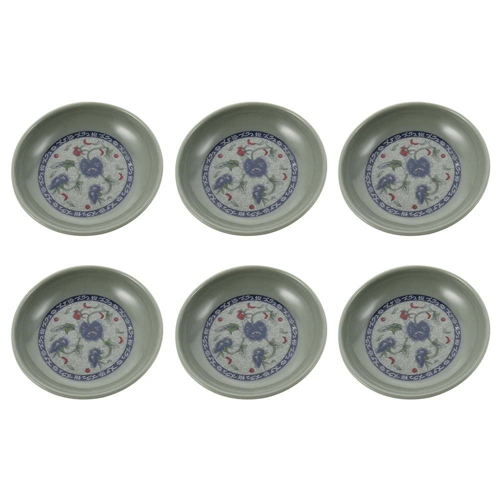 

6Pcs Japanese Style Melamine Seasoning Dishes Practical Condiment Dishes