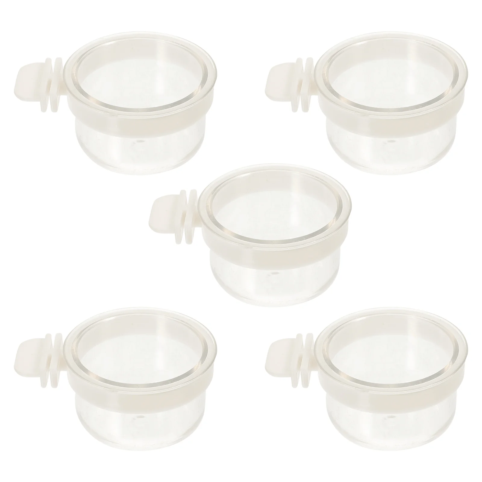 

Bird Bowl Parrotwater Dish Cage Feeding Feeder Cup Bowls Cups Pigeon Hanging Transparent Household Birds Multi Accessory