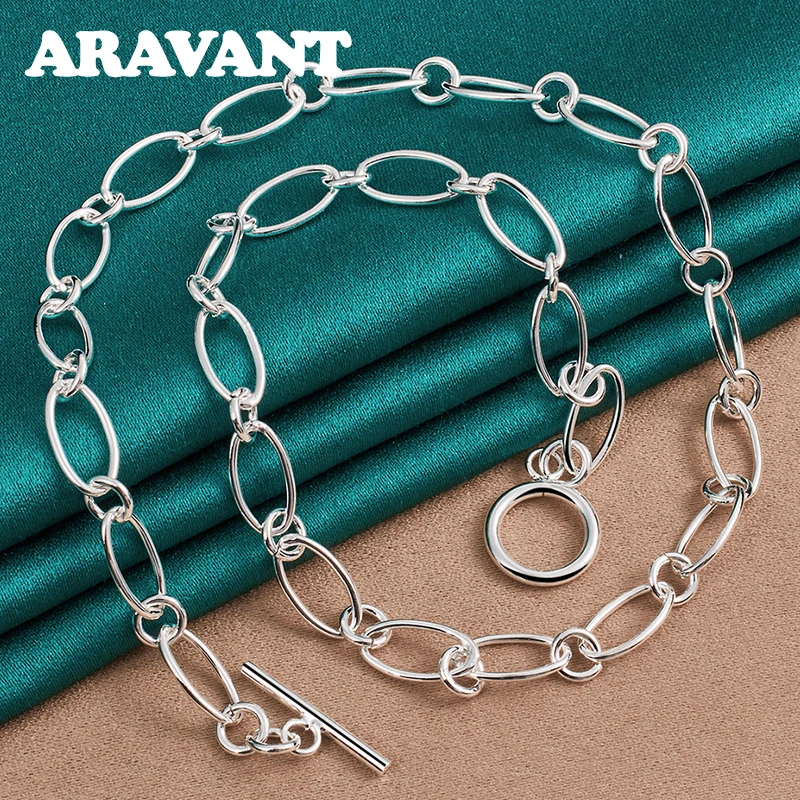 Новинка 2024 ожерелье Aravant из серебра 925 пробы цепочка для женщин модные украшения