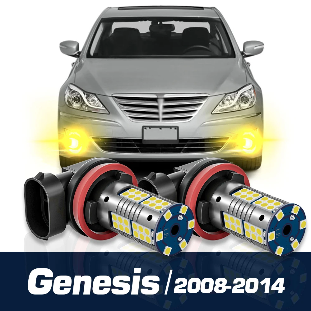 

2pcs LED Fog Light Canbus Accessories For Hyundai Genesis 2008 2009 2010 2011 2012 2013 2014