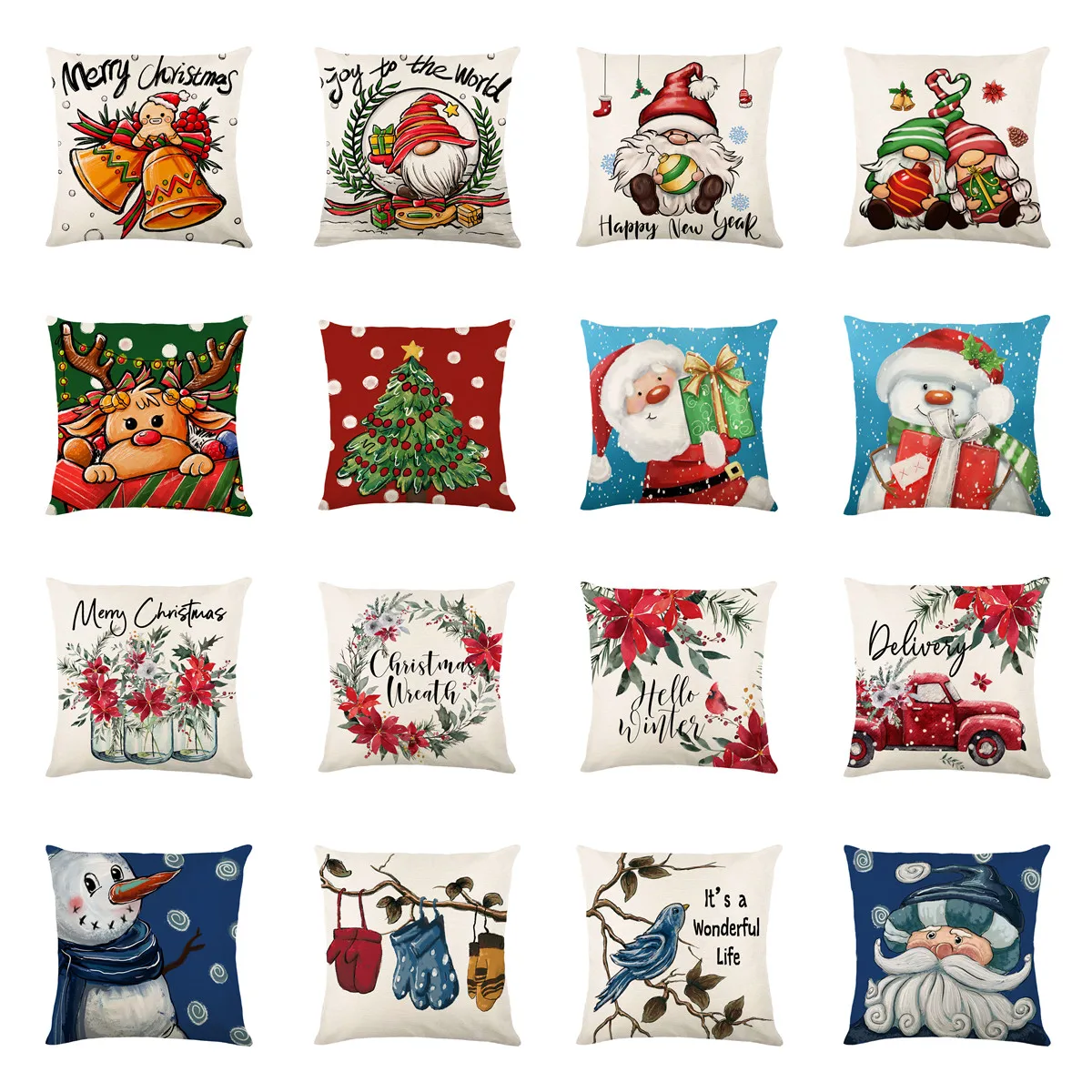 

Рождественская наволочка для дома 2022 Рождественское украшение Рождественские подарки с новым годом 2023