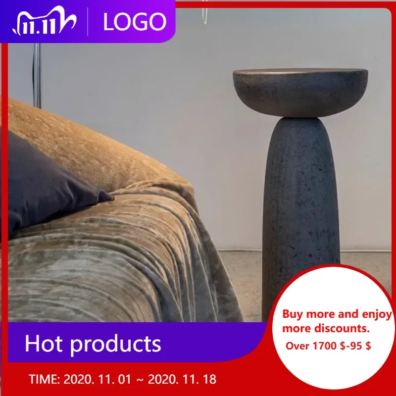 Роскошный кофейный столик в скандинавском стиле Маленький мраморный боковой для