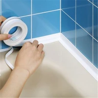 bathroom kitchen accessories shower bath sealing strip tape caulk strip self adhesive waterproof wall sticker sink edge tape