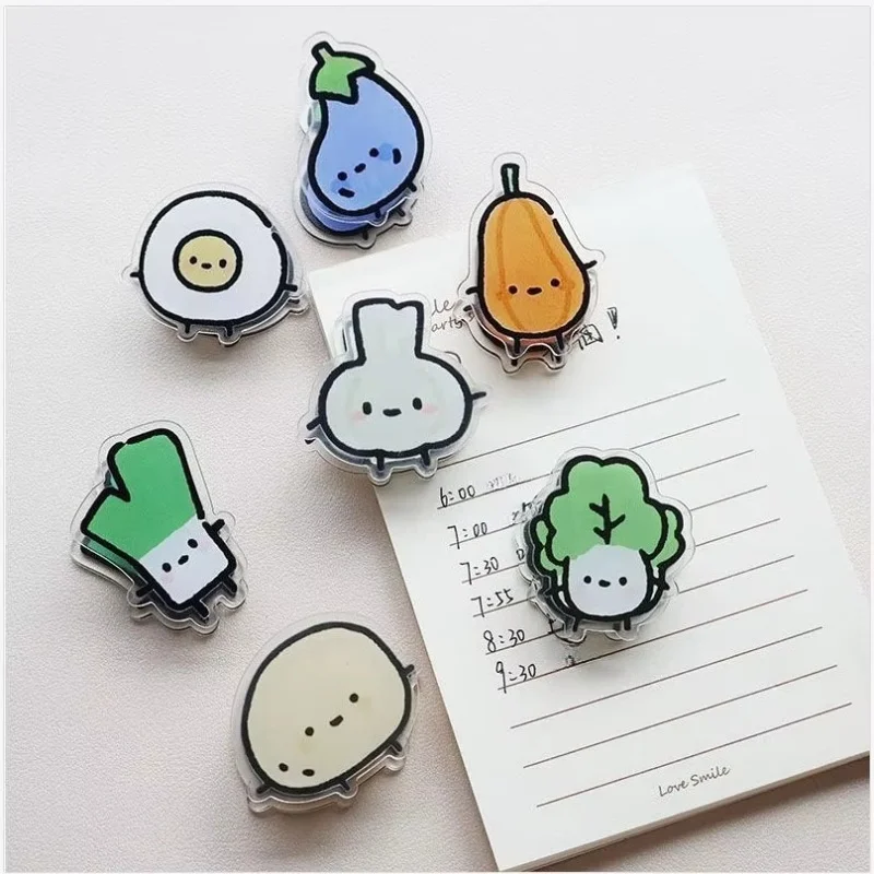 

Акриловый овощной полипропиленовый зажим, уплотнительный зажим, зажим для бумаги, офисные декоративные принадлежности, школьные канцелярские принадлежности, милый зажим для переплета, подарок зажим для бумаги зажимы дл