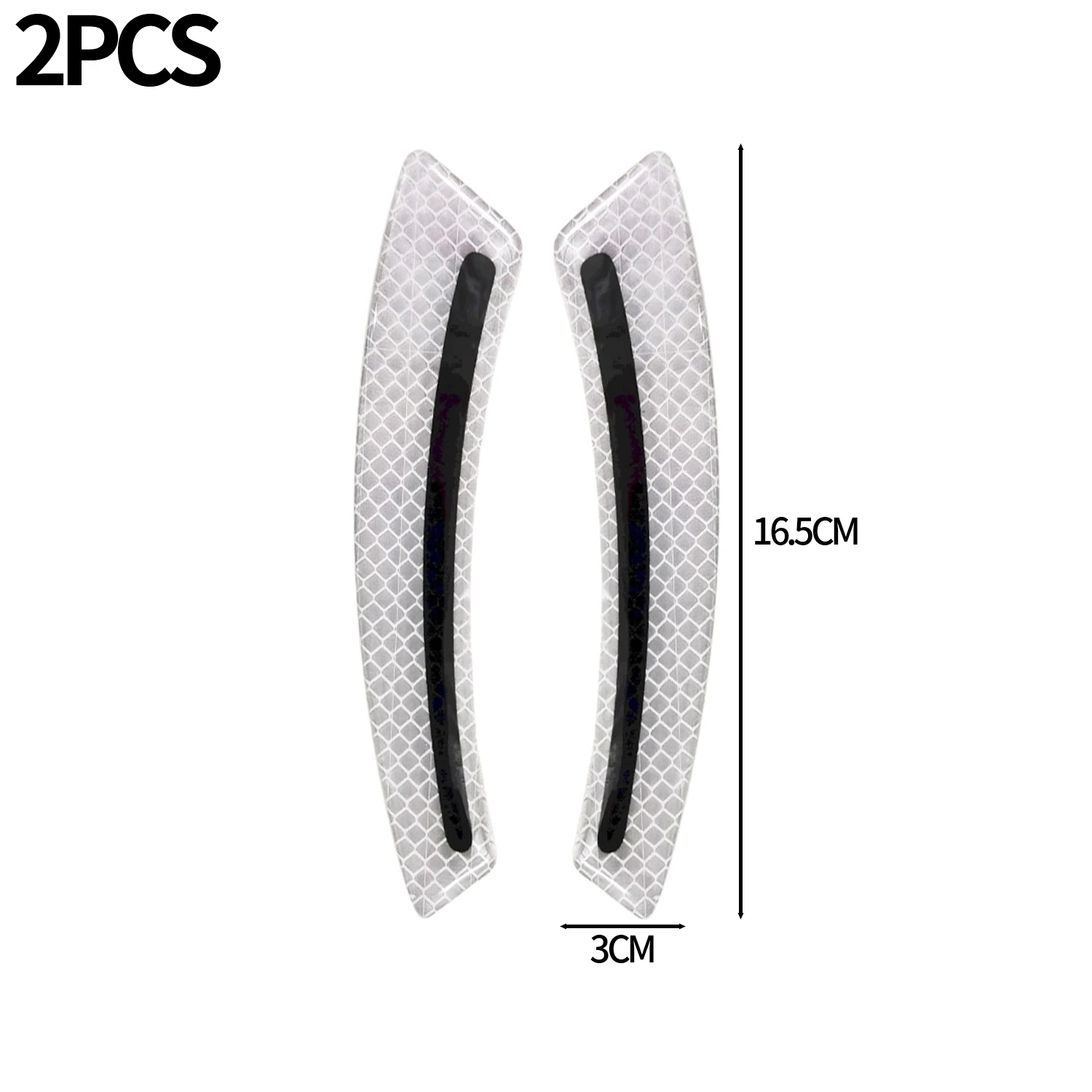 

2 шт. автомобильные светоотражающие декоративные наклейки, полоса для предотвращения столкновений, защитная наклейка для колесной балки, предупреждающие наклейки для безопасности ночного вождения