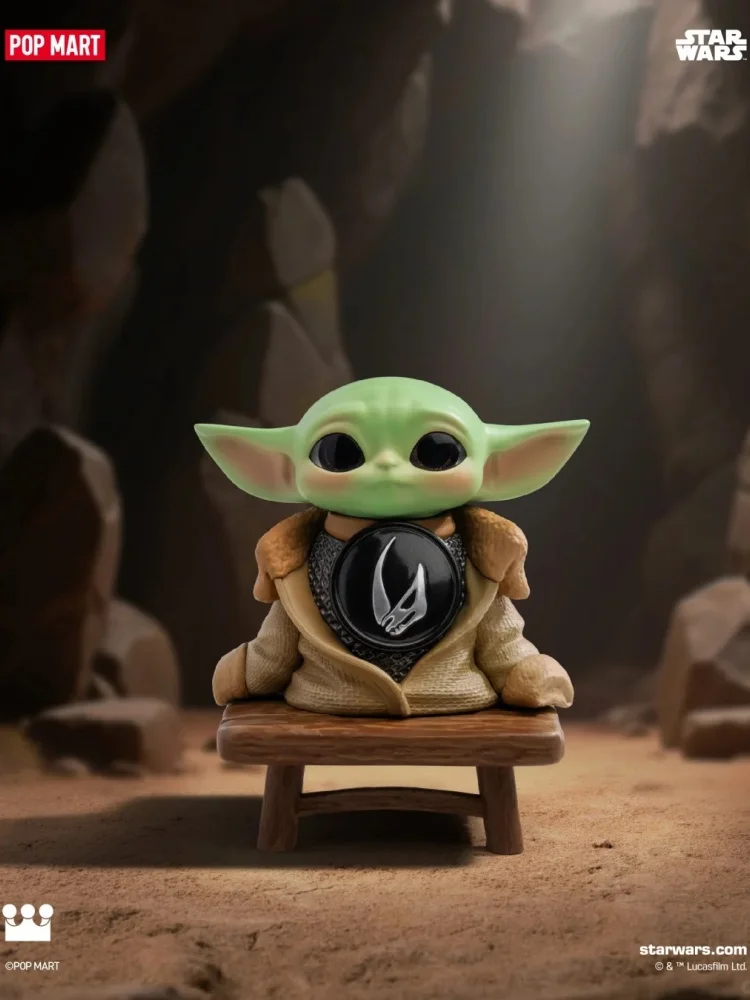 Фото Popmart Star Wars Grogu Tiny But Mighty Series: Коллекционная фигурка-сюрприз в закрытой упаковке, милая аниме-фигурка, подарок на день рождения №5