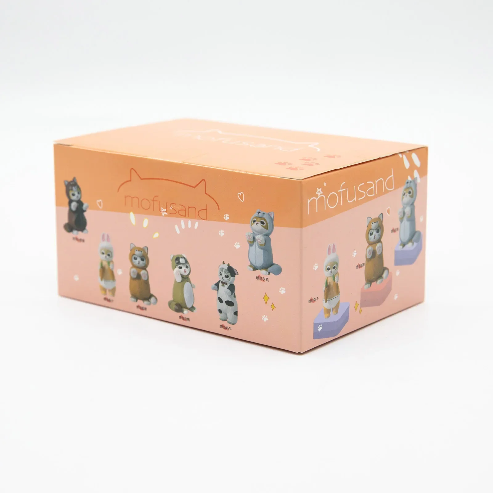 Кошки Mofusand в одежде для животных, слепая коробка, милые фигурки, кролик, лиса, корова, енот, волк, подарки, игрушечная модель, коллекционные украшения (art.: 3920cc5fd3299) - 3920cc5fd3299