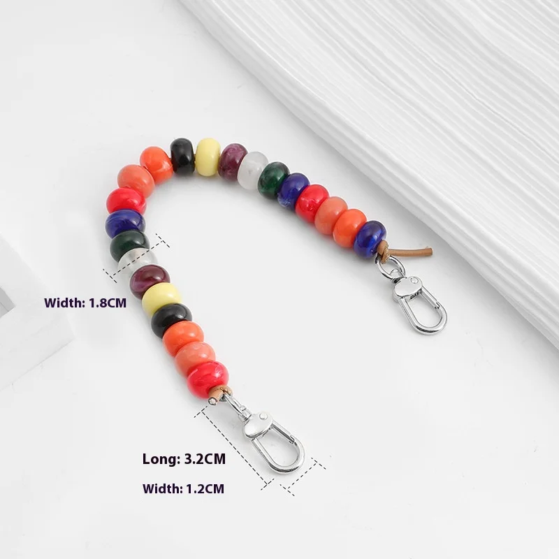 Сумка для пельменей украшение из бисера сумка-цепочка цветной плечевой ремень