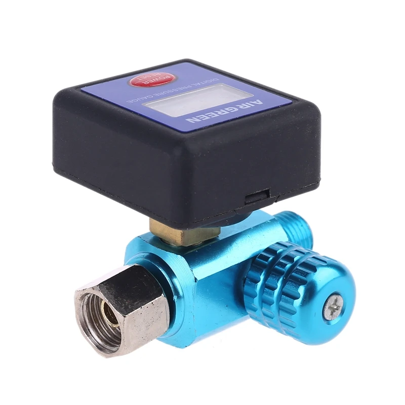 

Spray Gun Pressure Regulating Gauge LCD Digital Display Air Pressure Meter Spray-Gun Air Pressure Gauge Spray Gun Pressure Gauge