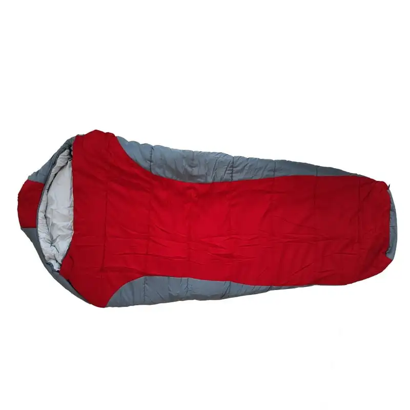 

Cold With Soft Liner Camping Mummy Sleeping Bag For Adults,Red