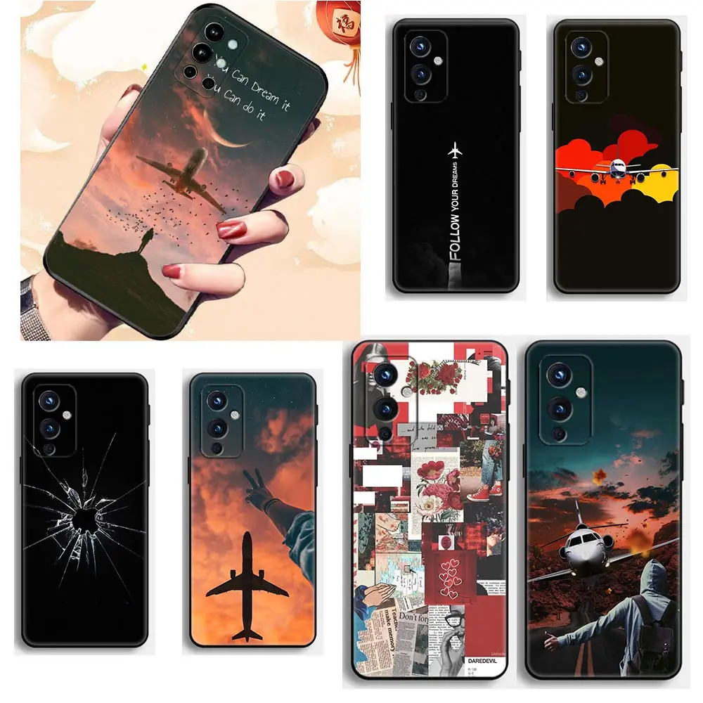 

Fundas Phone Case for OnePlus Z 7 7T 8 8T 9 9R 9TR 10 Nord 2 CE N200 N100 N10 Pro 5G TPU Cases Coques Capa Air Travel Sharing