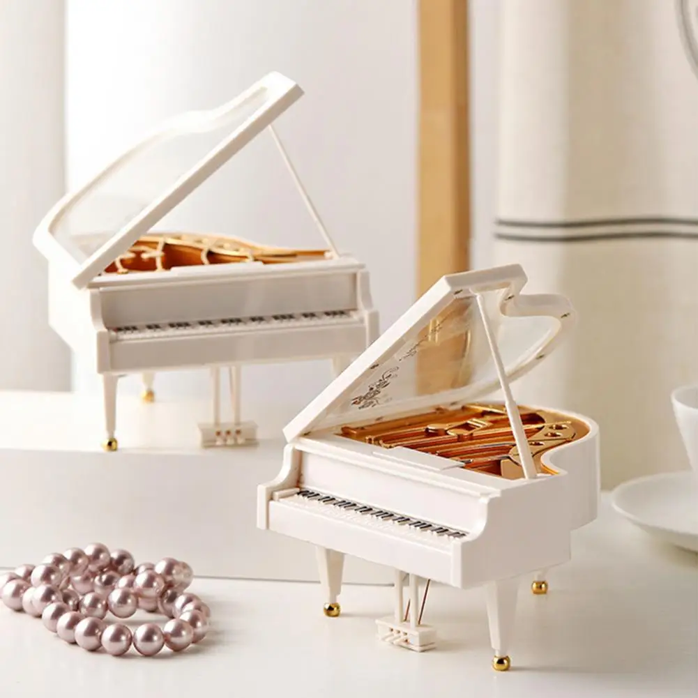 

Music Box Attractive Decorative Boutique Ornament Birthday Gift Classical Ballerina Dancing Girl Piano Music Jewelry Box