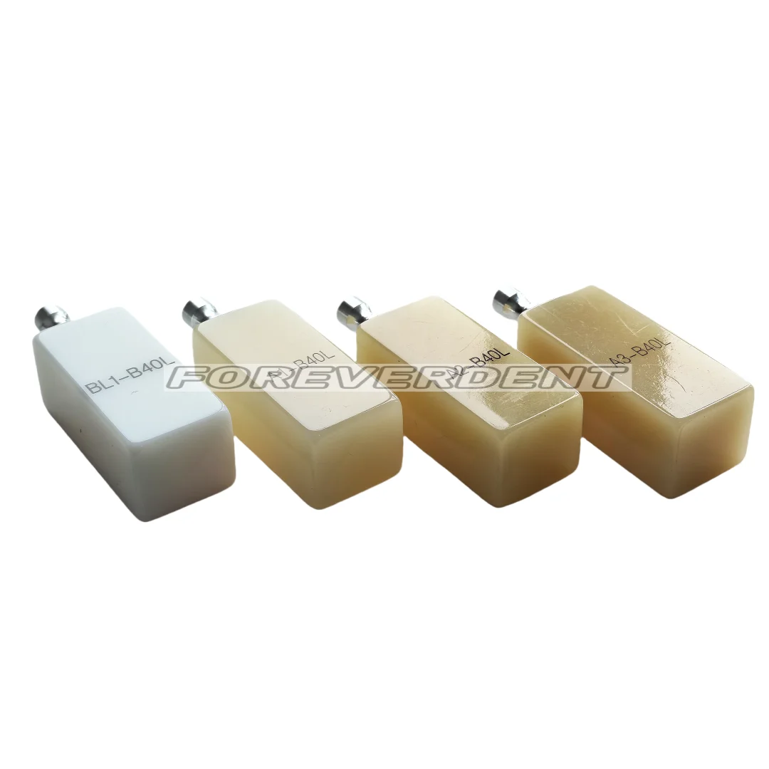 B40L стоматологические необжигающие блоки PMMA Sirona Cerec CAD CAM отбеленные A1 A2 A3 BL1 мост