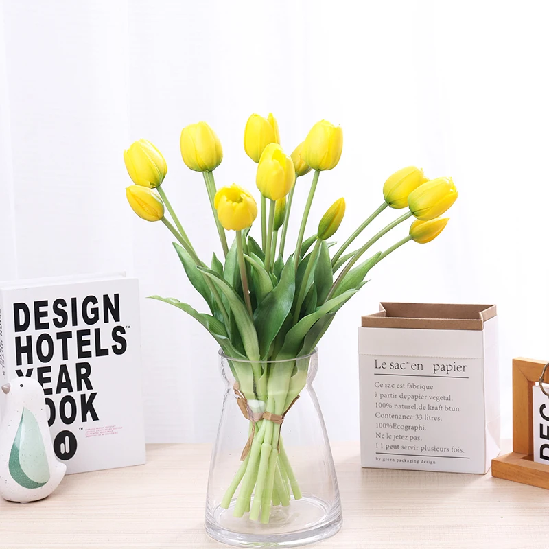 Искусственный Цветок Тюльпана 40 См Букет Для Домашнего Декора На Свадьбу День
